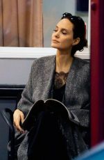 ANGELINA JOLIE Watches Her Kids Karate Class in Los Angeles 11/19/2018