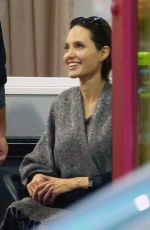 ANGELINA JOLIE Watches Her Kids Karate Class in Los Angeles 11/19/2018