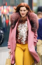 ANNE HATHAWAY Out and About in New York 11/20/2018