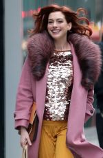 ANNE HATHAWAY Out and About in New York 11/20/2018