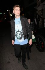 ARIEL WINTER and Levi Meaden Leaves Madeo Restaurant in Beverly Hills 11/24/2018