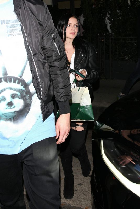 ARIEL WINTER and Levi Meaden Leaves Madeo Restaurant in Beverly Hills 11/24/2018