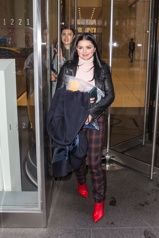 ARIEL WINTER Leaves SiriusXM Studios in New York 11/27/2018