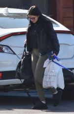 ARIEL WINTER Taking Her Dog to Vet in Sherman Oaks 11/25/2018