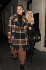 ASHLEE SIMPSON and Evan Ross Night Out in London 07/11/2018