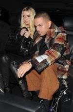 ASHLEE SIMPSON and Evan Ross Night Out in London 07/11/2018