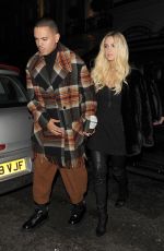 ASHLEE SIMPSON and Evan Ross Night Out in London 07/11/2018