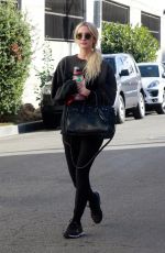 ASHLEE SIMPSON Leaves a Gym in Studio City 11/13/2018