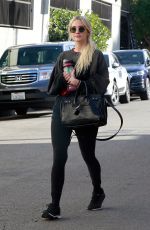 ASHLEE SIMPSON Leaves a Gym in Studio City 11/13/2018