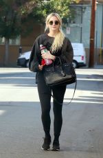 ASHLEE SIMPSON Leaves a Gym in Studio City 11/13/2018