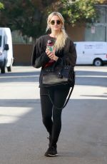 ASHLEE SIMPSON Leaves a Gym in Studio City 11/13/2018