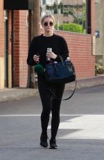 ASHLEE SIMPSON Leaves Workout in Studio City 11/16/2018