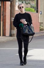 ASHLEE SIMPSON Leaves Workout in Studio City 11/16/2018