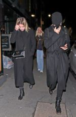 ASHLEY BENSON and CARA DELEVINGNE at Mandrake Hotel in London 11/21/2018