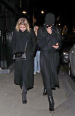 ASHLEY BENSON and CARA DELEVINGNE at Mandrake Hotel in London 11/21/2018