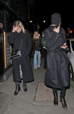 ASHLEY BENSON and CARA DELEVINGNE at Mandrake Hotel in London 11/21/2018