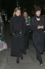 ASHLEY BENSON and CARA DELEVINGNE at Mandrake Hotel in London 11/21/2018