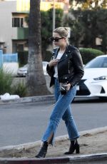 ASHLEY BENSON Leaves Rite Aid in West Hollywood 11/05/2018