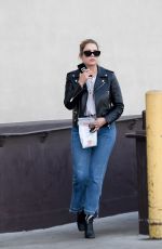 ASHLEY BENSON Leaves Rite Aid in West Hollywood 11/05/2018