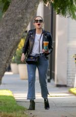 ASHLEY BENSON Out for Coffee in West Hollywood 11/05/2018