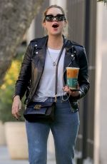 ASHLEY BENSON Out for Coffee in West Hollywood 11/05/2018