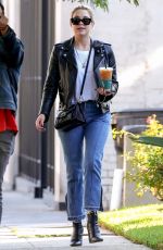 ASHLEY BENSON Out for Coffee in West Hollywood 11/05/2018
