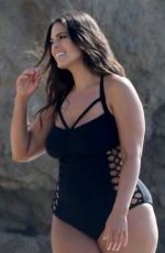 ASHLEY GRAHAM at Swimsuits Potoshoot on the Beach in Malibu 11/06/2018