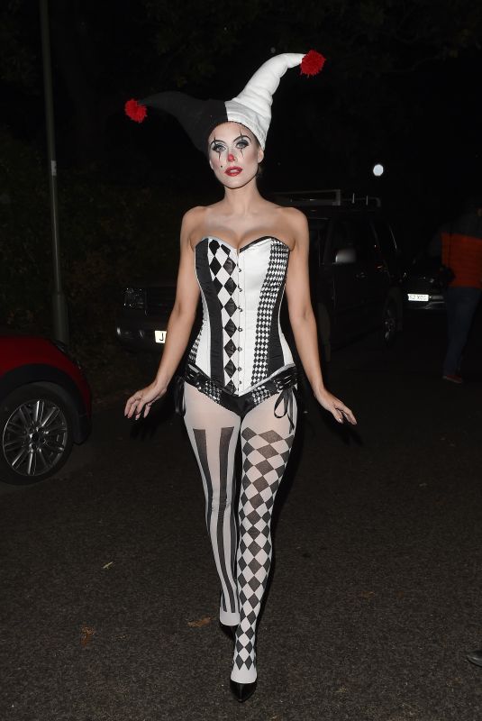 ASHLEY JAMES at Jonathan Ross Halloween Party in London 10/31/2018