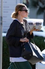 ASHLEY OLSEN Out for Coffee in Los Angeles 11/03/2018