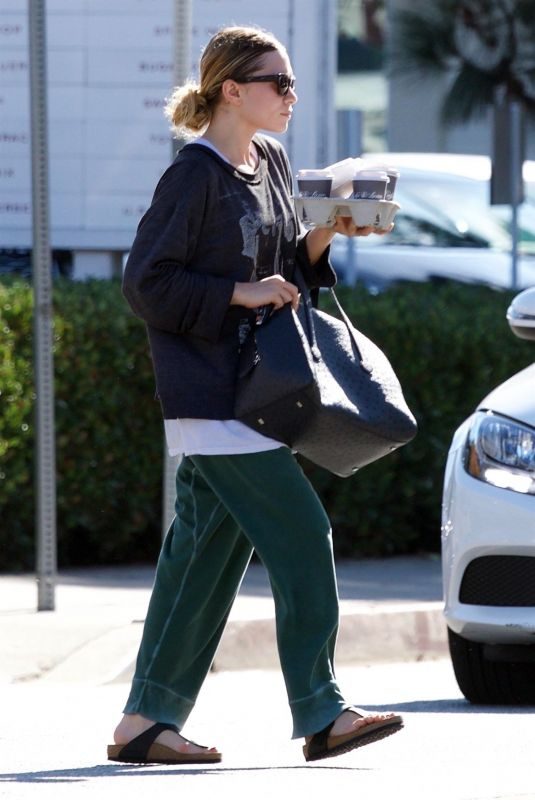 ASHLEY OLSEN Out for Coffee in Los Angeles 11/03/2018