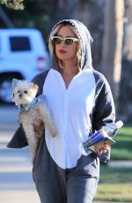 ASHLEY TISDALE Heading to Halloween Party in Los Angeles 10/31/2018