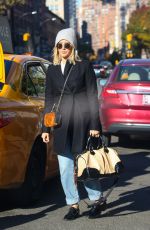 ASHLEY TISDALE Leaves a Taxi in New York 11/12/2018