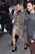 ASHLEY TISDALE Leaves Good Morning America in New York 11/12/2018
