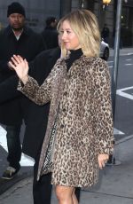 ASHLEY TISDALE Leaves Good Morning America in New York 11/12/2018