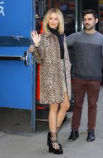 ASHLEY TISDALE Leaves Good Morning America in New York 11/12/2018