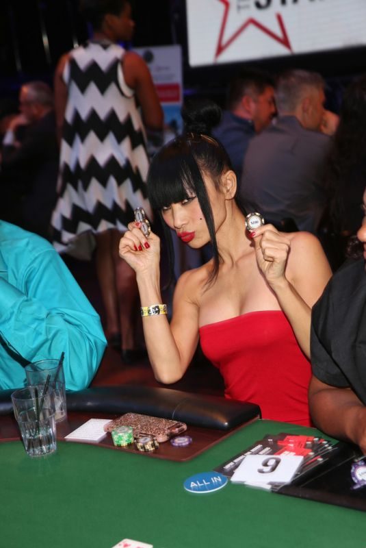 BAI LING at Heroes for Heroes: Los Angeles Police Memorial Foundation Celebrity Poker Tournament 11/10/2018