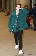 BAILEE MADISON at Pearson International Airport in Toronto 11/12/2018