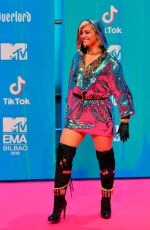 BEBE REXHA at MTV European Music Awards 2018 in Bilbao 11/04/2018