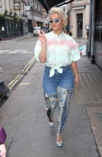 BEBE REXHA in Jeans Out in London 11/23/2018