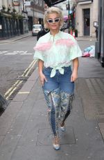 BEBE REXHA in Jeans Out in London 11/23/2018