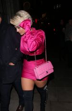 BEBE REXHA Night Out in London 11/23/2018