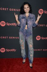 BECKY G at Spotify Secret Genius Awards in New York 11/16/2018