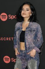 BECKY G at Spotify Secret Genius Awards in New York 11/16/2018