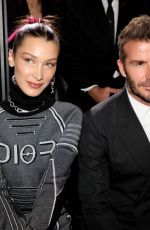 BELLA HADID and David Beckham at Dior Pre-Fall 2019 Men