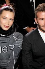 BELLA HADID and David Beckham at Dior Pre-Fall 2019 Men