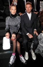 BELLA HADID and David Beckham at Dior Pre-Fall 2019 Men