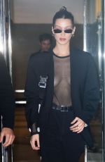 BELLA HADID Night Out in New York 11/04/2018