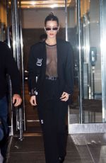 BELLA HADID Night Out in New York 11/04/2018