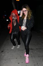 BELLA THORNE at Delilah in West Hollywood 11/15/2018
