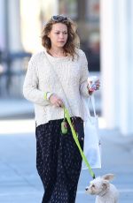 BETHANY JOY LENZ Out with Her Dog in Los Angeles 11/22/2018